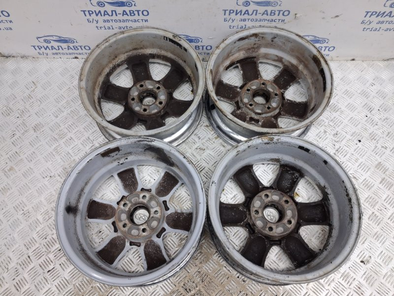 Диски титан комплект R16 Hyundai Tucson JM 2.0 DIESEL D4EA 2004 (б/у) Київ - зображення 6