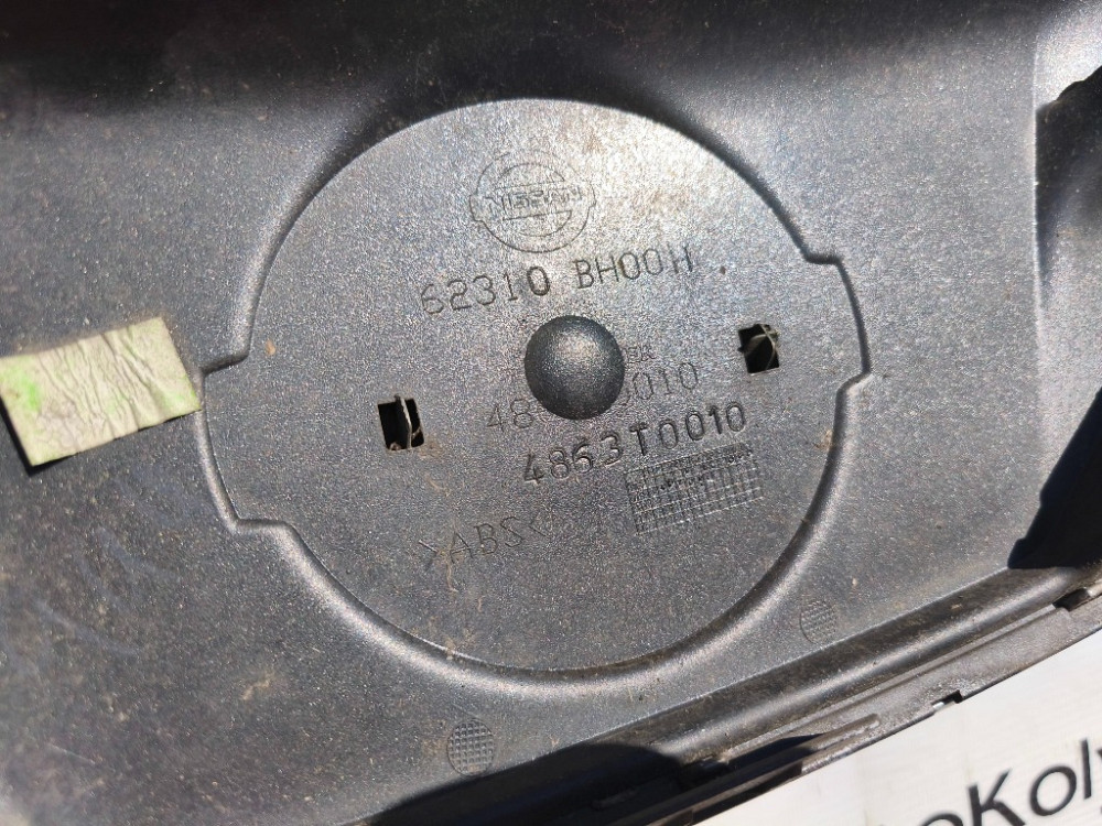 Решетка бампера/радиатора хром Nissan Note 2008-2012 (62310BH00H) Ковель - зображення 2