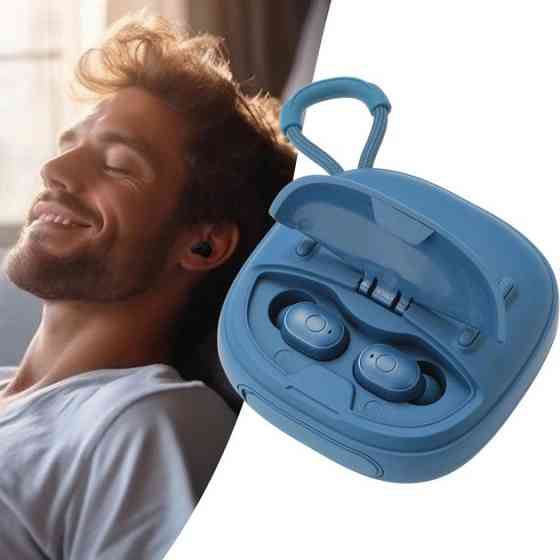 Колонка портативная с навушниками Bluetooth T&G TG813 blue синяя Киев