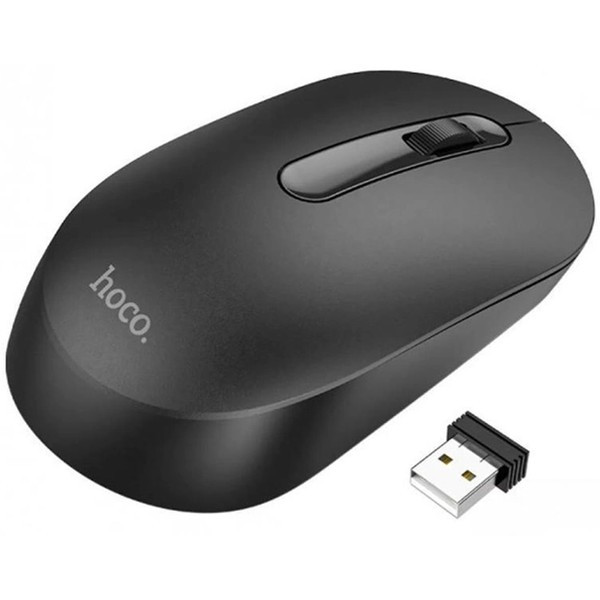 Мишка Hoco GM14 Platinum 2.4G Black (Код товару:33577) Харків - зображення 3