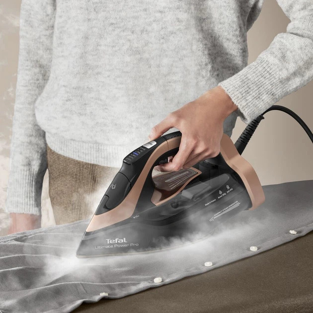 Утюг Tefal Ultimate Power Pro FV9E50E0 3200 Вт черный Київ - зображення 9