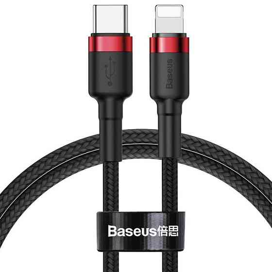 Дата кабель Baseus Cafule Type-C to Lightning PD 18W (1m) (CATLKLF) Херсон