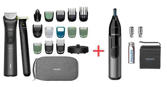 Машинка для стрижки волос в наборе Philips серии 9000 (19-в-1) MG9556/15 черная Київ