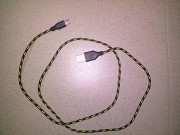 Micro USB Кабель 1 метр шнур плетенный Бориспіль