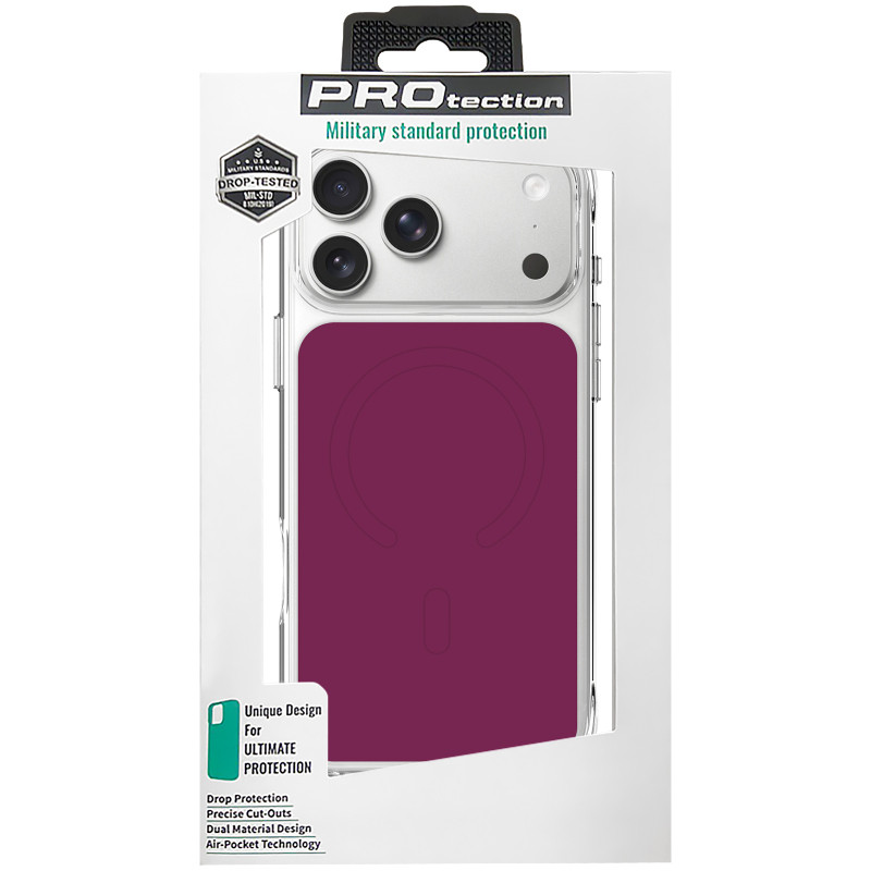 Чехол TPU+PC Space Pure Color with Magnetic Fit для Apple iPhone 17 Pro Max / 18 Pro Max (6.9") Херсон - зображення 4