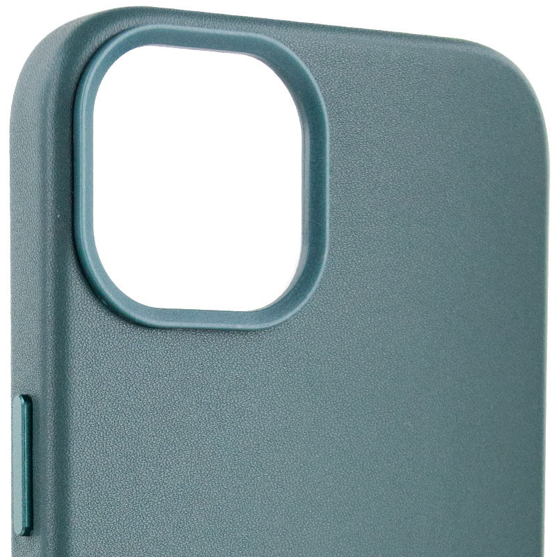 Кожаный чехол Leather Case (AA Plus) with Magnetic Fit для Apple iPhone 14 (6.1") Херсон - зображення 3