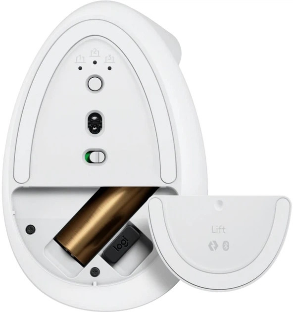 Мышь компьютерная безпроводная Logitech Lift for Business Off-White L910-006496 белая Киев - изображение 5