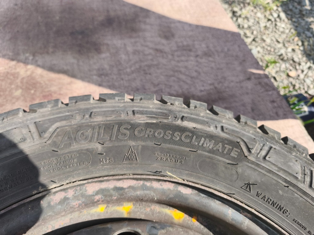 Диск колесный металлический с шиной Michelin Agilis 205/65 R16C Renault Trafic 2001-2013 Ковель - зображення 6