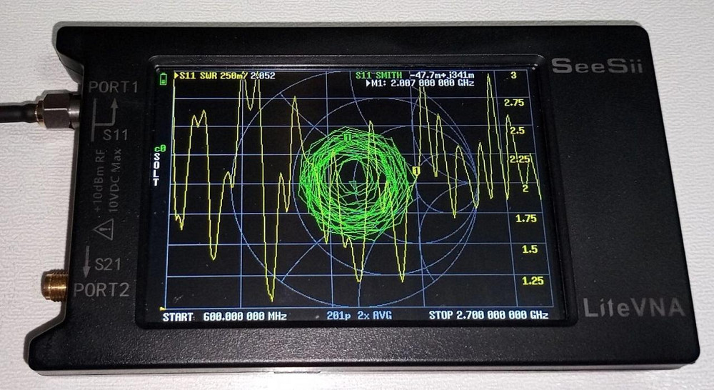 Антенна 700-2700 МГц 7 дБ, до 30 Вт, 32 см, RG 174 1 м, RP SMA-male. Смотрите графики КСВ, Днепр - изображение 8