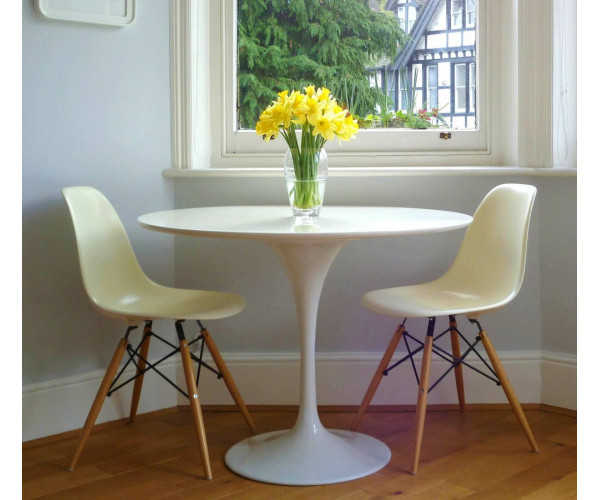 Стіл Тюльпан круглий білий д. 80 см Дніпро - зображення 2