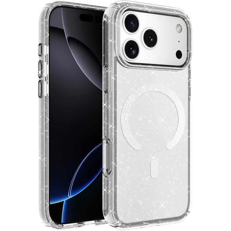 Чехол TPU Eclipse Sparkle Magnetic Fit для Apple iPhone 17 Pro (6.3") Херсон - изображение 1
