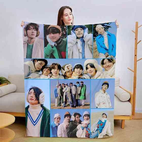 Плед 3D новорічний Зимовий BTS №3 3183_A 15384 160х200 см Київ