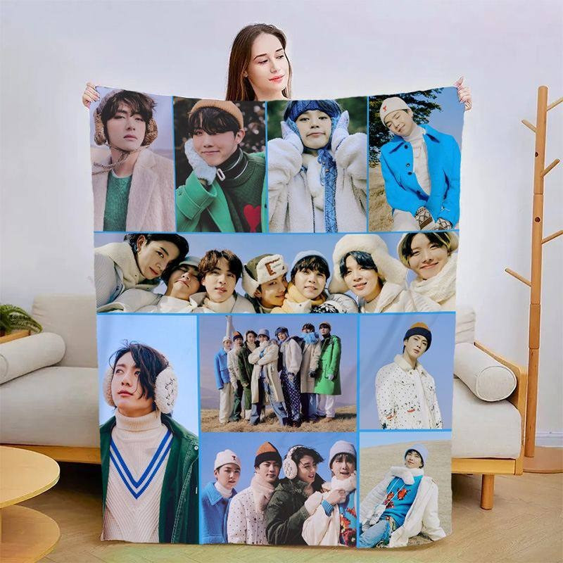 Плед 3D новорічний Зимовий BTS №3 3183_A 15384 160х200 см Київ - зображення 1