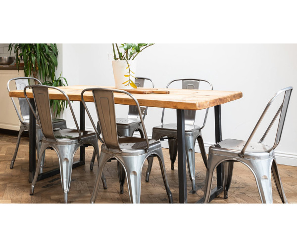 Стілець Толікс металевий полірований Дніпро - зображення 3