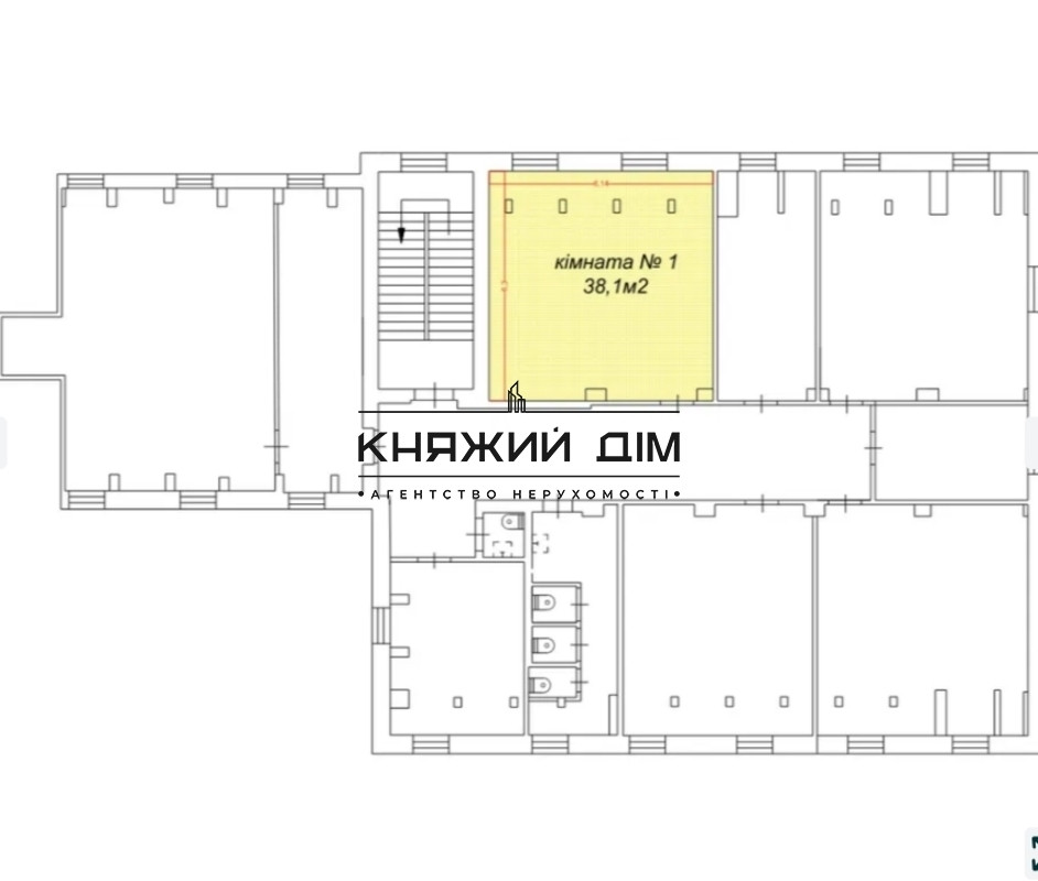 Офіс 38 кв.м. у бізнес-центрі, м. Тараса Шевченка. ГЕНЕРАТОР. № 1419044 Київ - зображення 11