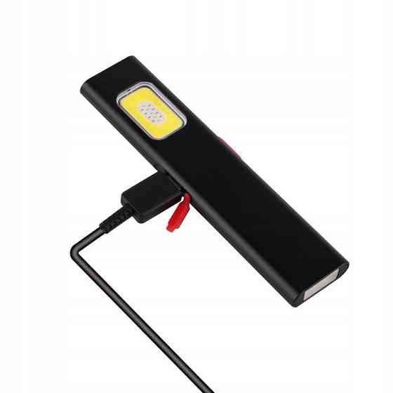 Фонарик карманный EDC светодиодный (COB) аккумуляторный с магнитом  PROTESTER PRO-FL0205S Харків