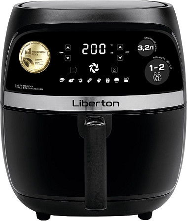 Мультипечь Liberton LAF-3206 1300 ВТ черная Киев - изображение 1
