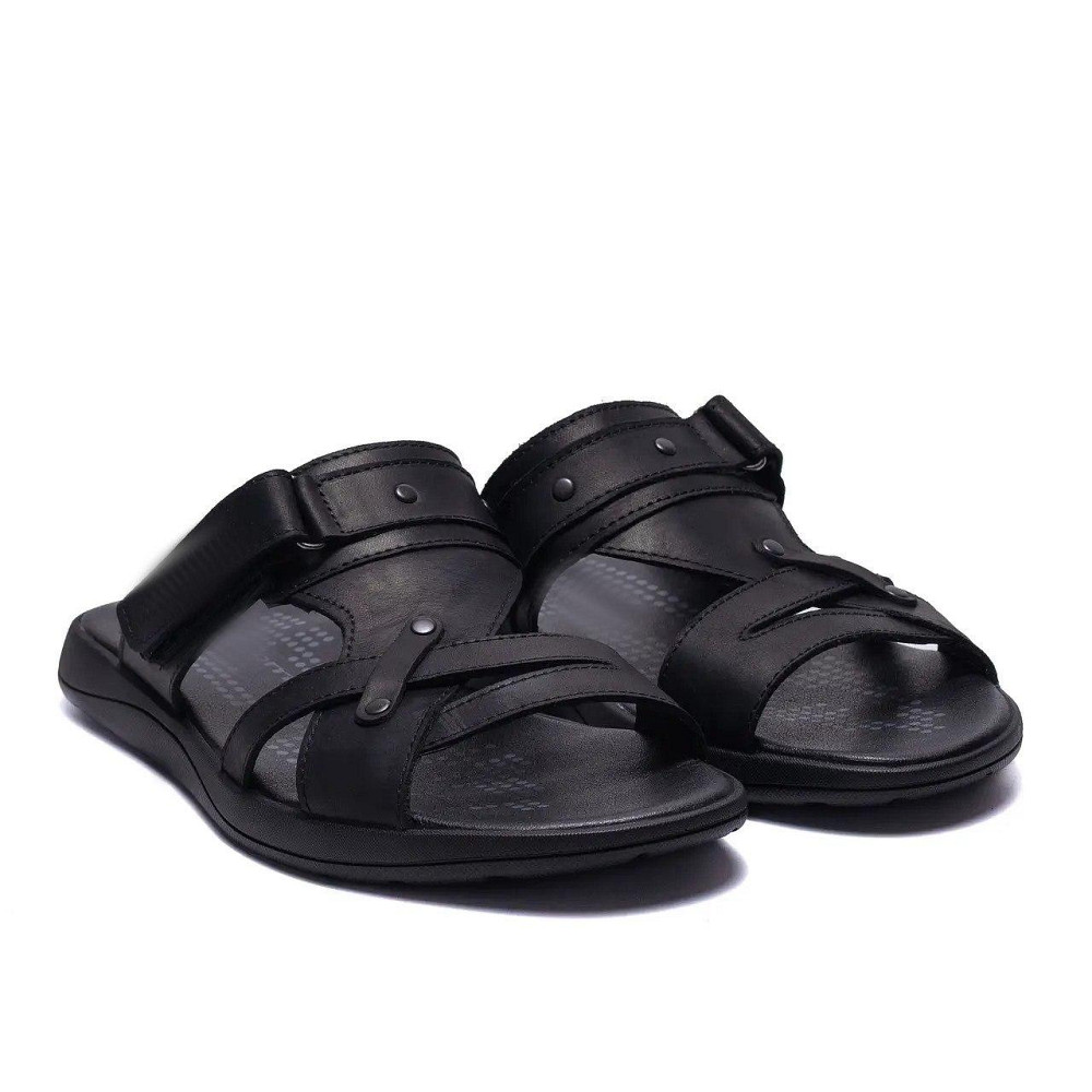 Мужские кожаные  летние шлепанцы-сланцы Київ - зображення 12