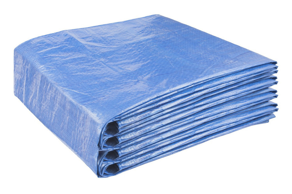 Тент универсальный MASTERTOOL TARPAULIN 6 × 12 м 65 г/м² Blue 79-9612 Харків - зображення 6