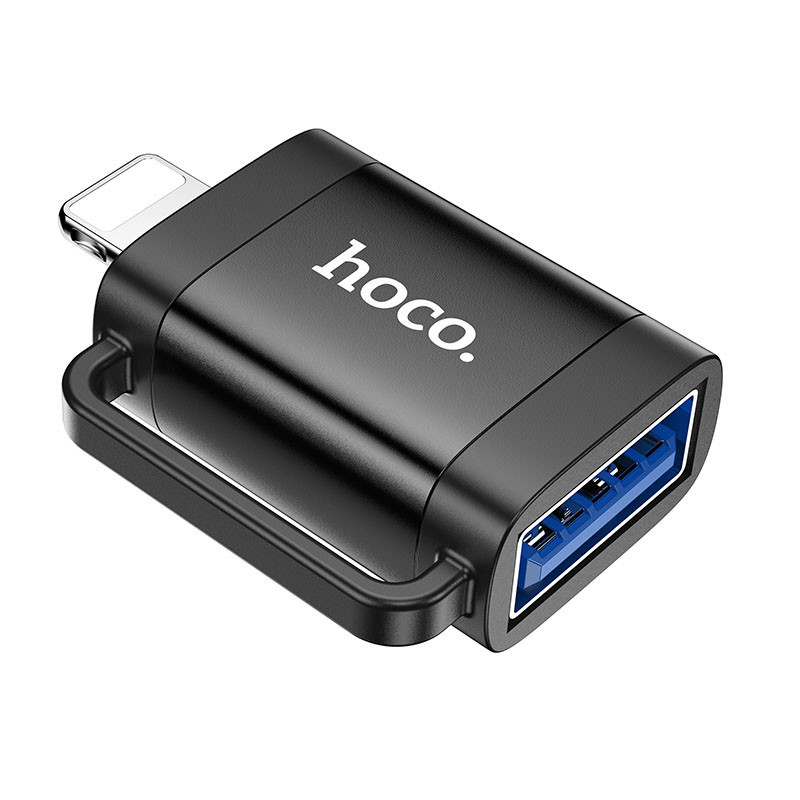 Переходник Hoco UA31A OTG Lightning male to USB female Херсон - зображення 2