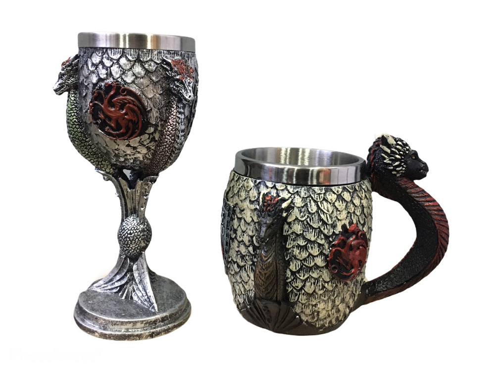 Подарочный Набор Кружка Чашка Бокал 3D Игра Престолов Game Of Thrones Fire and Blood Дом Таргариен Київ - зображення 10