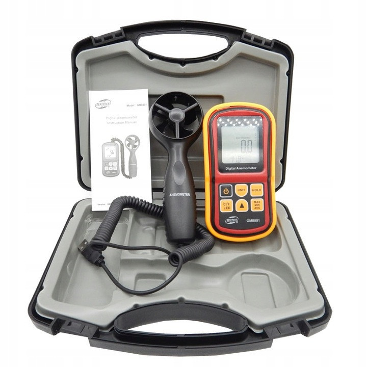 Термоанемометр 0,8-45м/с, -10-45°C BENETECH GM8901 Харьков - изображение 11