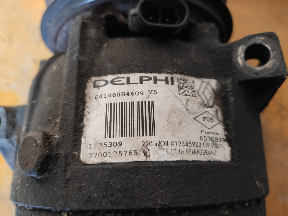 Компрессор кондиционера Renault Trafic 1.9 dci 2.5 dci 2001-2013 (7700105765) Ковель - зображення 4