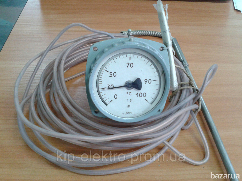 Термометр манометрический ТГП-100Эк-М1 (ТГП-100Эк, ТГП100Эк, ТГП 100Эк, ТГП100Эк-М1, ТГП 100Эк-М1) Київ - зображення 1