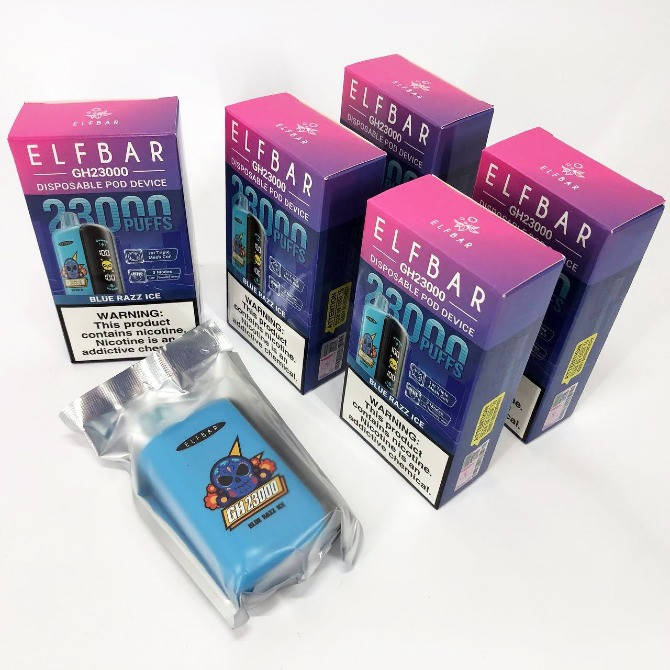 Електрона сигарета ELF BAR 5% на 23000 тяг (Синя Малина) Днепр - изображение 4