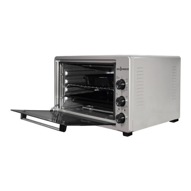 Электропечь Sea Breeze SB-0702 38 л серебристая Київ - зображення 5