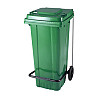 Контейнер для мусора уличный на колесах с крышкой и педалью,120л Київ