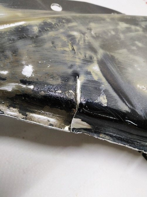 Четверть передняя левая полка крыла (пистолет) в сборе (с повреждениями) Tesla model S, REST 1477323 Київ - зображення 4