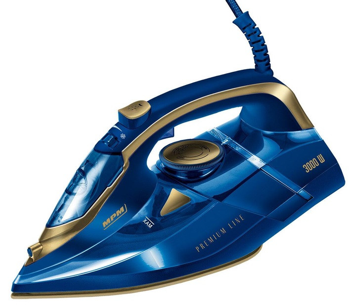 Утюг MPM MZE-24-G 3000 Вт синий Київ - зображення 1