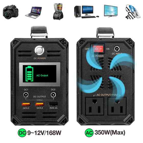 FlashFish G300 — портативна зарядна станція 300W / Power Station Київ