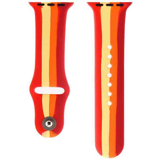 Уценка Силиконовый ремешок Rainbow для Apple Watch 42(ser.1-3)/44/45/46/49mm Херсон