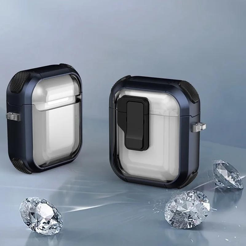 Футляр противоударный Locking Button для наушников Airpods 1/2 Херсон - изображение 3