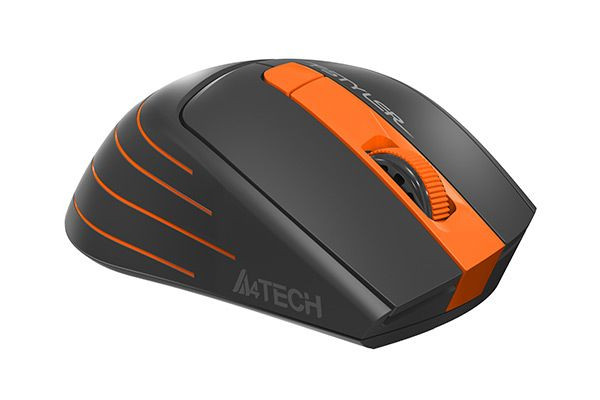 Мышь компьютерная безпроводная A4Tech Fstyler FG30 Wireless Orange оранжевая Київ - зображення 4
