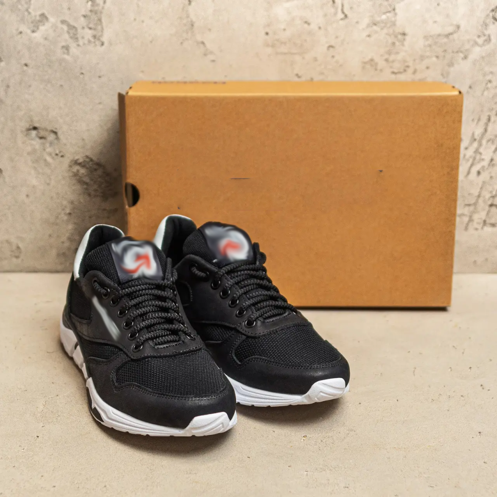 Мужские летние кроссовки сетка Classic Black Киев - изображение 7