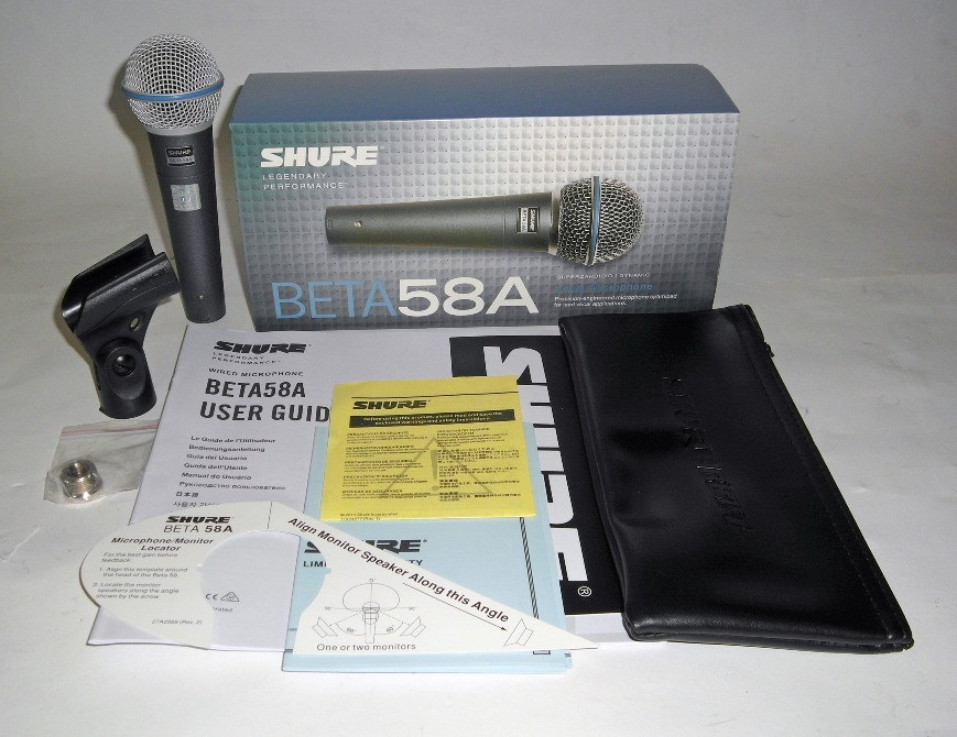 Оригинальный SHURE BETA 58A (новый, микрофон) Мексика Київ - зображення 5