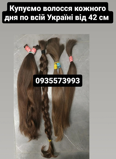 Продать волосы, продати волосся дорого по всій Україні від 42 см -0935573993 Київ - зображення 1