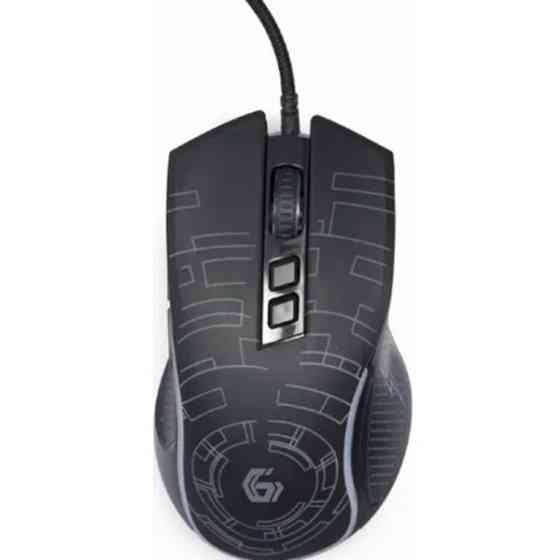 Мишка Gembird USB Black (MUSG-RGB-01) Харків