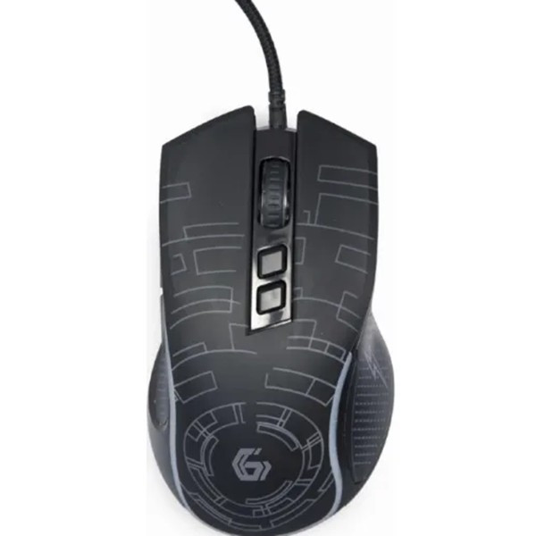 Мишка Gembird USB Black (MUSG-RGB-01) Харків - зображення 1
