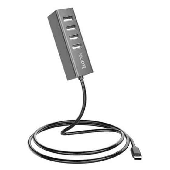 USB HUB HOCO HB1A 4USB Black Харків