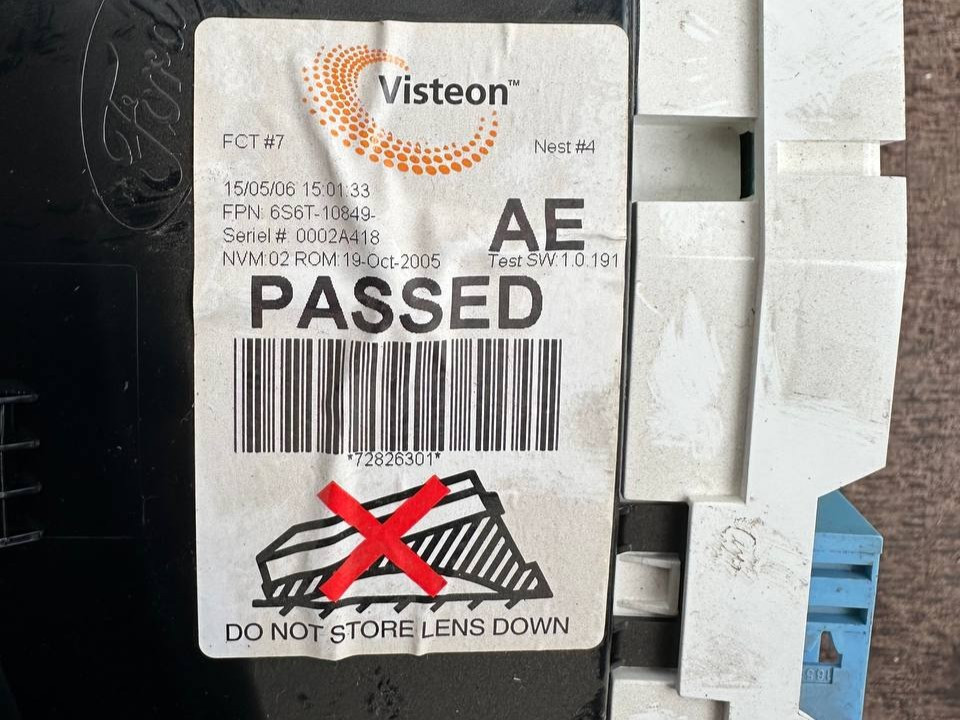 Панель приборов (спидометр) Ford Fusion бензин 2002-2012 (6S6T-10849-AE) Ковель - изображение 1