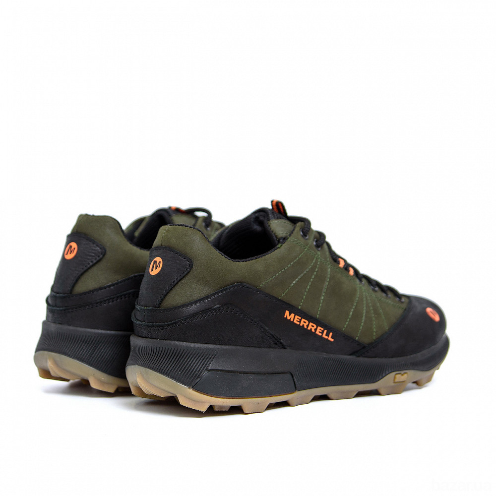 Мужские кожаные кроссовки MERRELL Green Киев - изображение 4