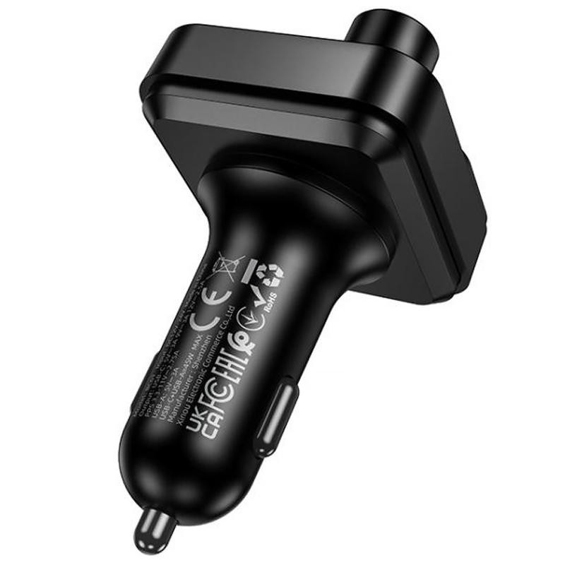 АЗУ FM модулятор Borofone BC61 Ocean PD30W+QC3.0 total 45W (2USB-A/1C) Херсон - изображение 6