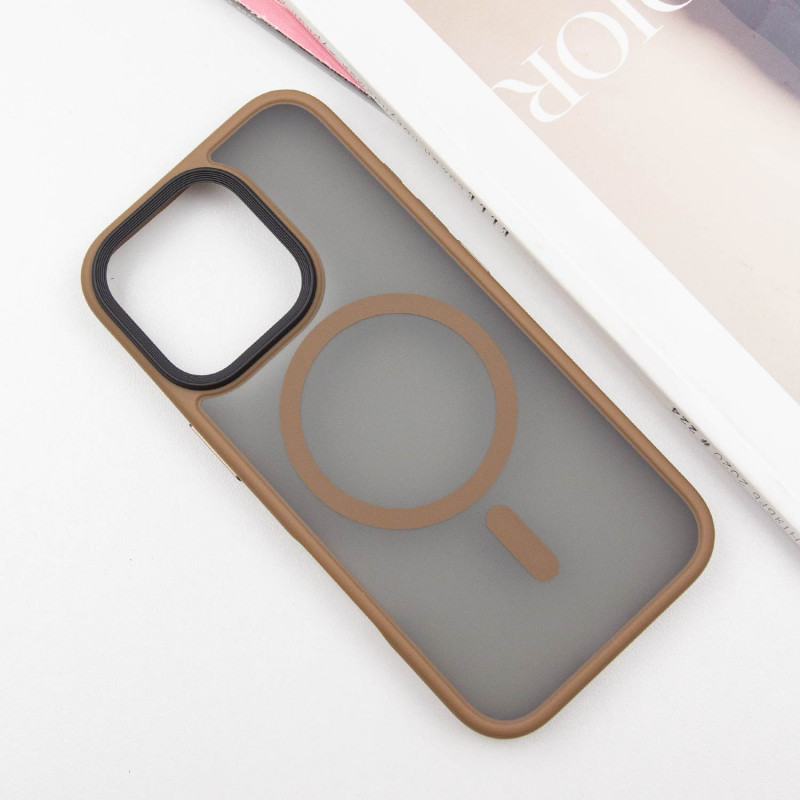 TPU+PC чехол Metal Buttons with Magnetic Fit для Apple iPhone 16 Pro Max (6.9") Херсон - зображення 2