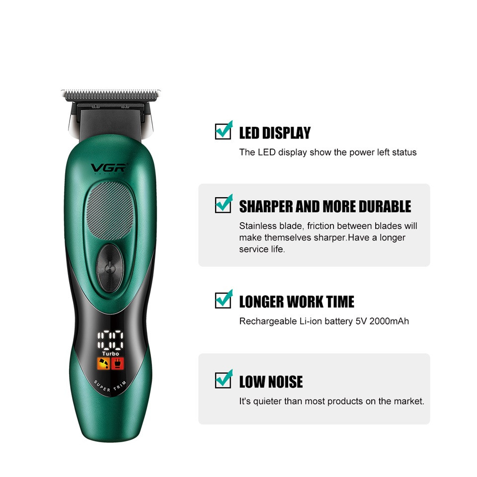 Триммер VGR V-227 GREEN зеленый Киев - изображение 2