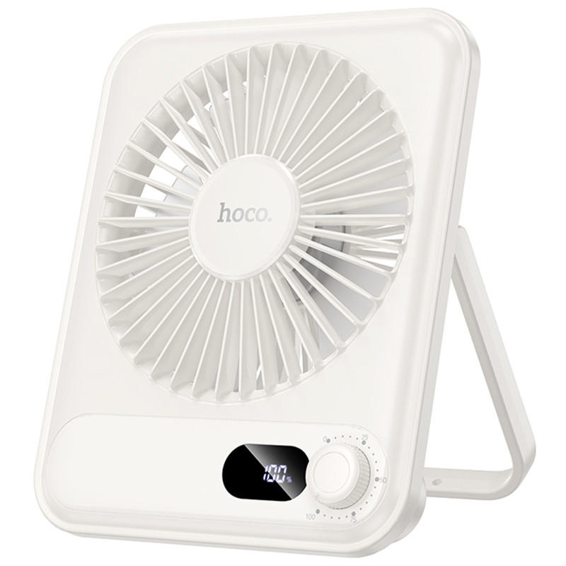 Уценка Портативный вентилятор Hoco HX607 handheld folding fan 2000 mAh Херсон - зображення 1