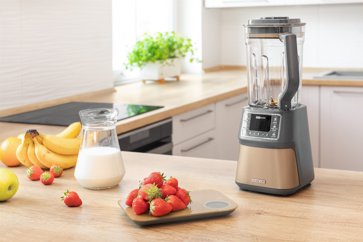 Весы кухонные Sencor SKS7072BL 5 кг голубые Київ - зображення 8